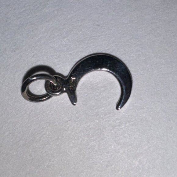 Tiny Crescent Moon Pendant - Picture 6 of 16